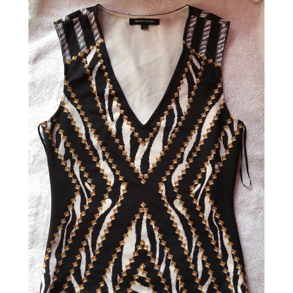 Deep V-Neck Bodysuit by Jealous Tomato